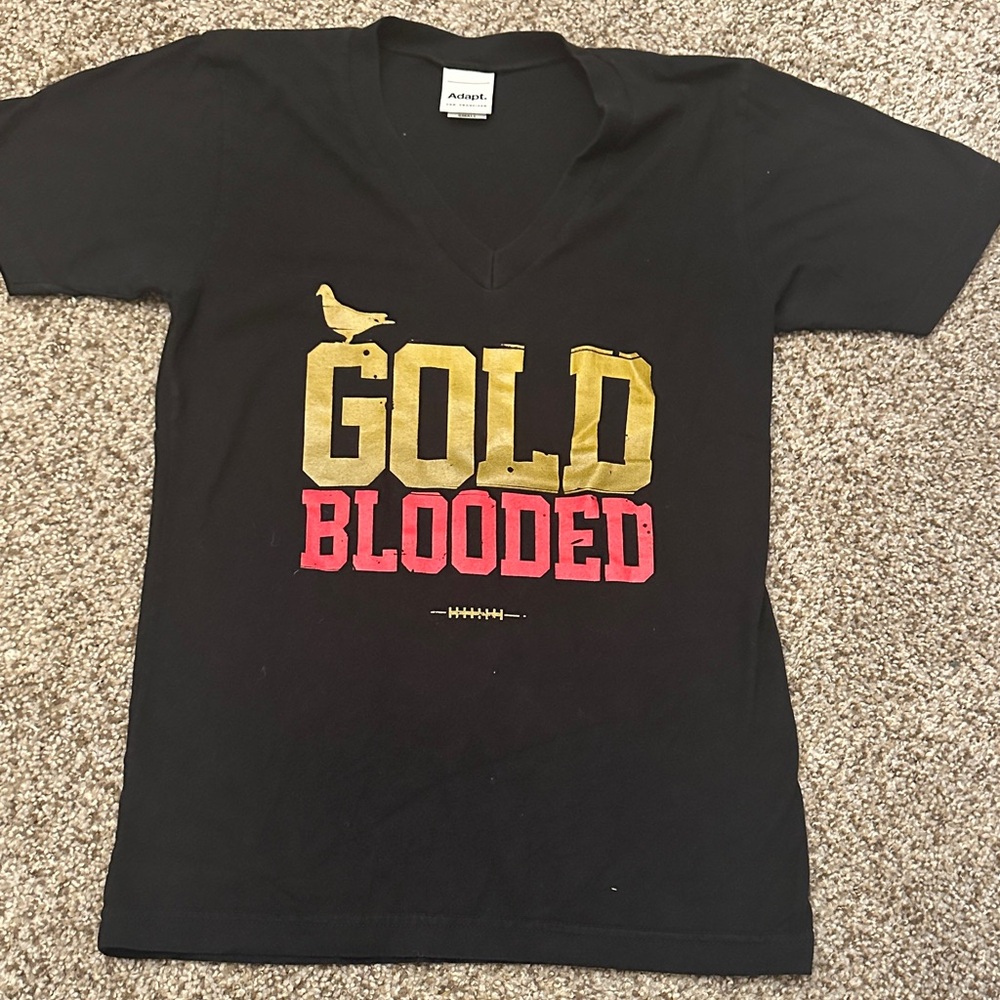 Adapt Women’s Black 'Gold Blooded' T-Shirt
